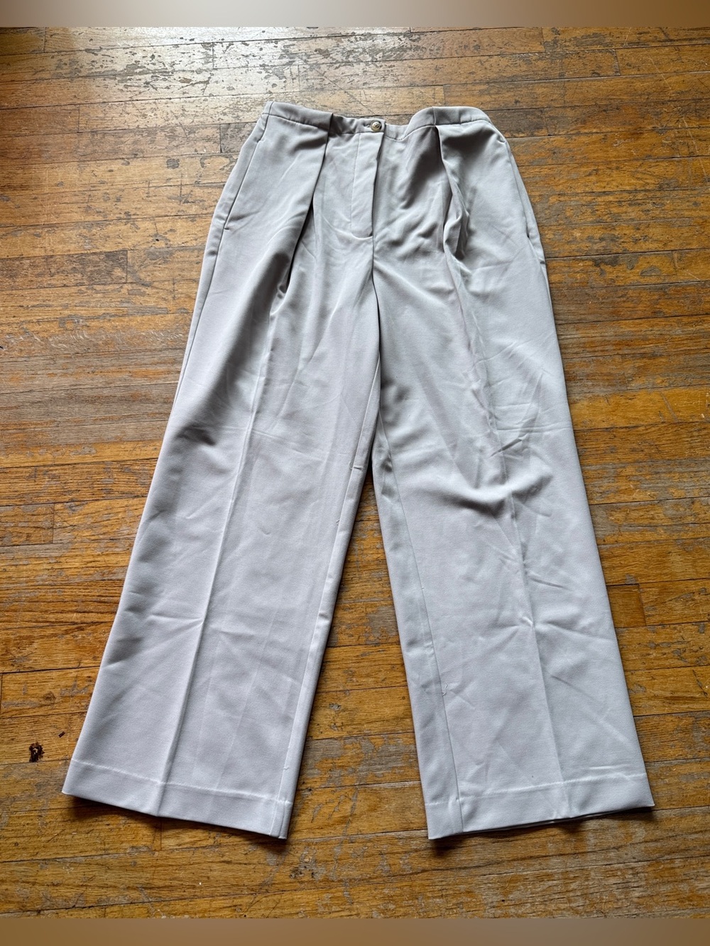 NWOT - Free People Wide Leg Pleated Trouser Pants - Sz L
